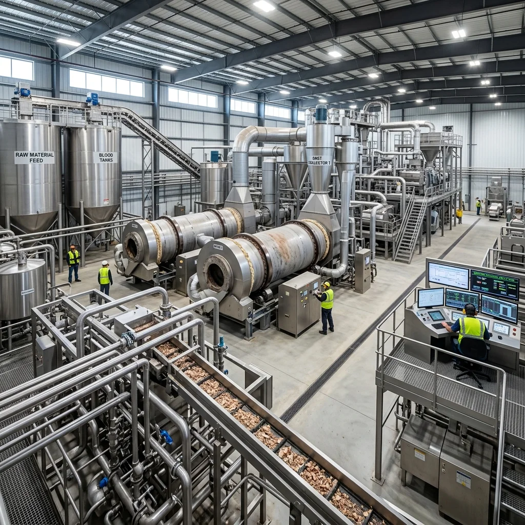 Turnkey Blood and Meat Bone Meal Production Plants