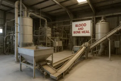 Blood and Meat Bone Meal Production Plant Installation and Requirements